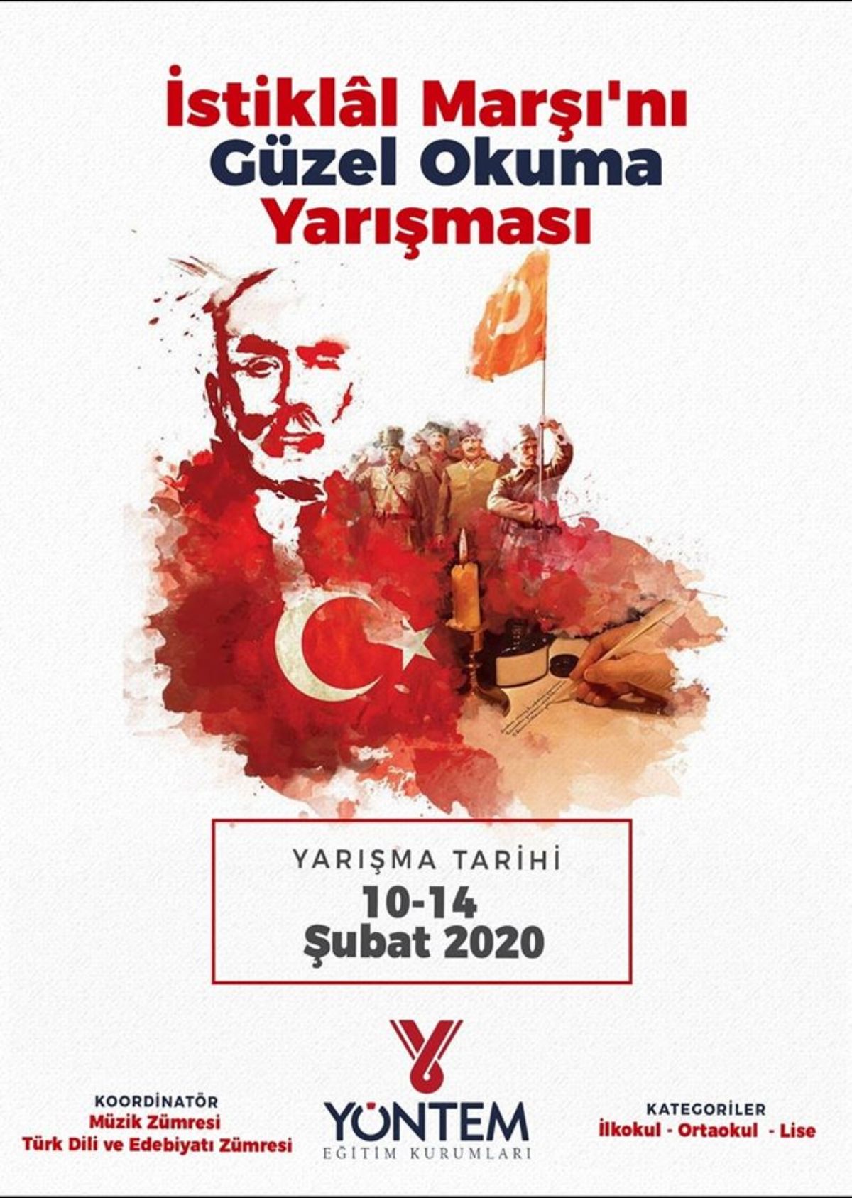 Ilkokul Ogrencilerimiz Istiklal Marsi Ve Mehmet Akif Ersoy Konulu Resim Yarismasi Nda Yeteneklerini Sergiliyor Yontem Koleji