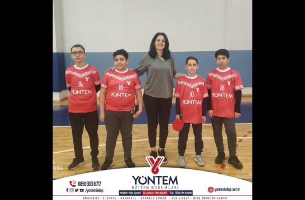 Okullar Arası Masa Tenisi Müsabakaları'nda Yıldızlar Katagorisi'nde Selçuklu Yöntem Koleji Konya 2. si oldu.