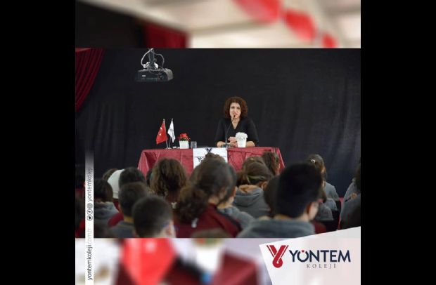 Yazar Emel Can Yöntem Kolejinin kitapseverleriyle buluştu.
