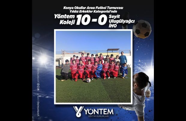 Konya Okullar Arası Futbol Turnuvası Yıldız Erkekler 