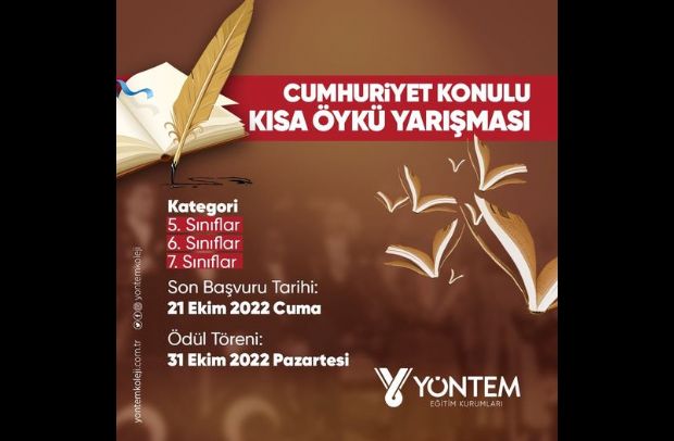 Cumhuriyet Konulu Kısa Öykü Yarışması başlıyor.