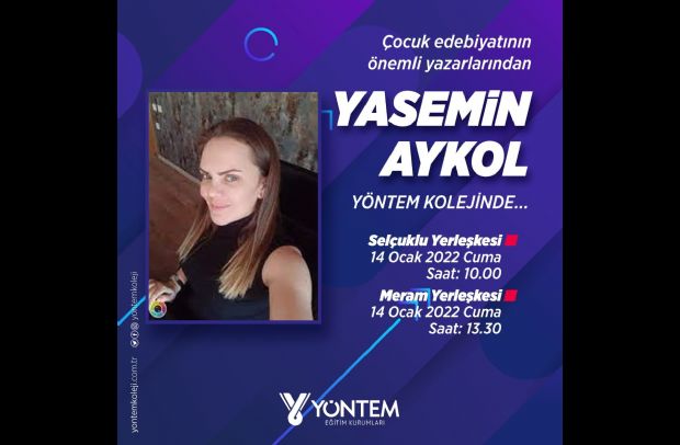 Çocuk edebiyatının önemli yazarlarından Yasemin Aykol Yöntem Kolejinde...
