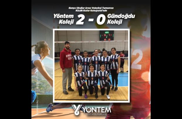 Konya Okullar Arası Voleybol Turnuvası Küçük Kızlar Kategorisi'nde 