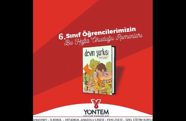 6.  sınıf öğrencilerimizin bu hafta okuduğu roman...