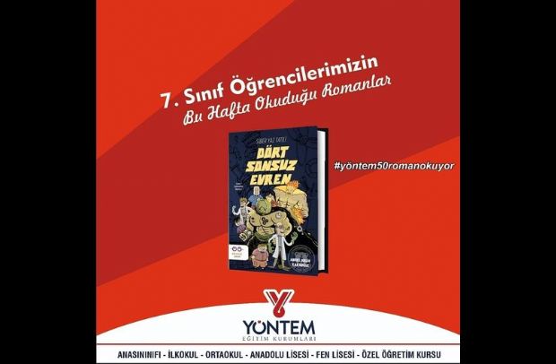 7. SINIF ÖĞRENCİLERİMİZİN BU HAFTA OKUDUĞU KİTAPLAR