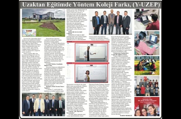Uzaktan Eğitimde Yöntem Koleji Farkı: Y-UZEP...