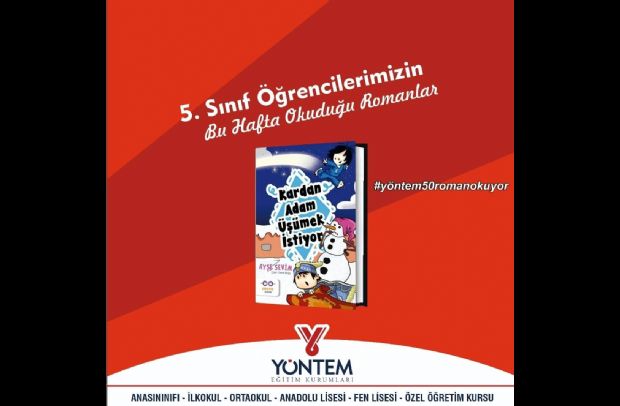 5. Sınıf Öğrencilerimizin Bu Hafta Okuduğu Romanlar