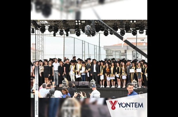 YÖNTEM KOLEJİNDE GÖRKEMLİ 8. SINIF MEZUNİYET TÖRENİ...