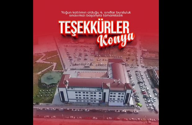 Yoğun katılımın olduğu 4. sınıflar bursluluk sınavımızı başarıyla tamamladık.