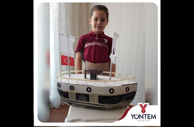 Bandırma Vapuru Yapımı Meram Yerleşkesi İlkokul 1.si 