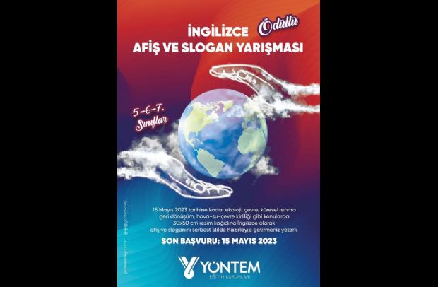 Ödüllü İngilizce Afiş  ve Slogan Yarışması başlıyor.
