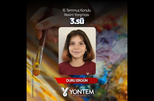 15 Temmuz Konulu Resim Yarısması 3.sü Duru Ergün