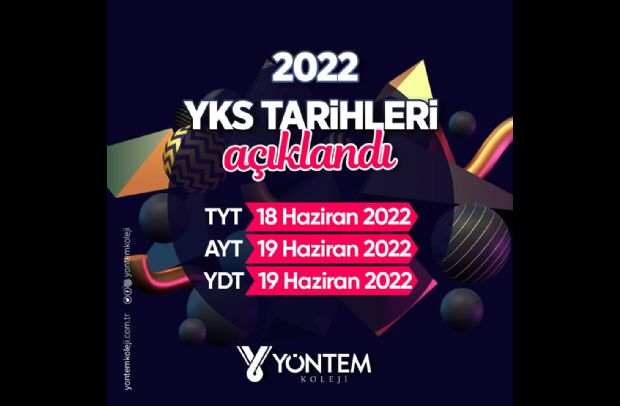 YKS Tarihleri Açıklandı