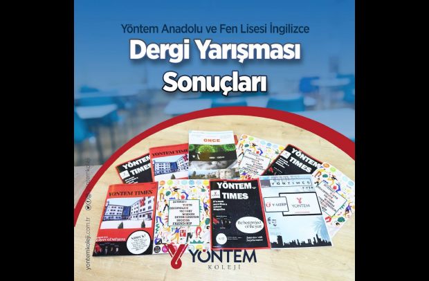 Liseler Arası İngilizce Dergi Yarışması sonuçlandı