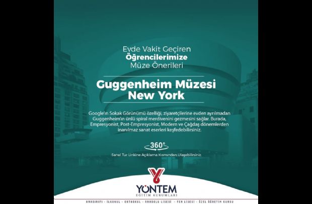 Evde vakit geçiren öğrencilerimize sanal olarak gezilebilecek müze önerilerimiz