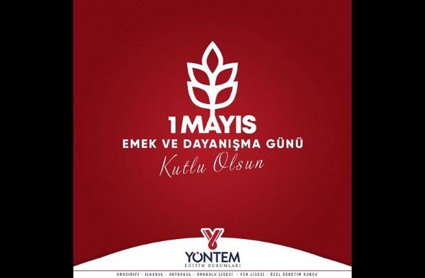 1 Mayıs Emek ve Dayanışma Günümüz, kutlu  olsun.