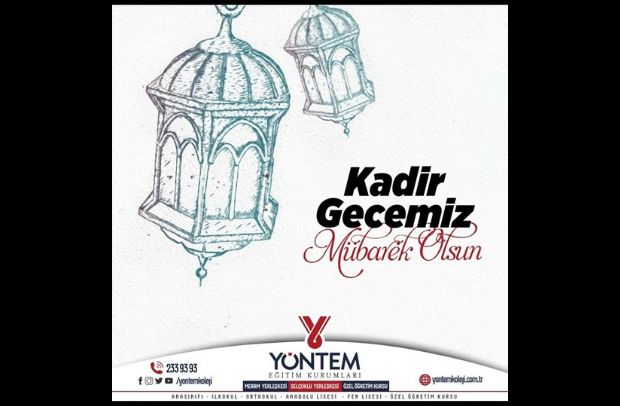 Kadir Gecemiz, mübarek olsun. 