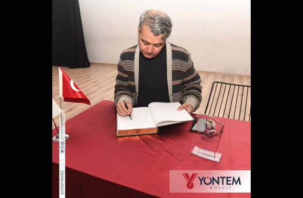 Eserlerini severek okuduğumuz Abdullah Harmancı, öğrencilerimizle buluştu. 