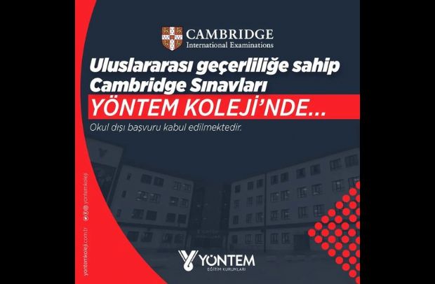 Uluslararası Geçerliliğe Sahip Cambridge Sınavları Yöntem Koleji'nde... 
