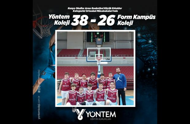 Konya Okullar Arası Basketbol Küçük Erkekler Kategorisi Ortaokul Müsabakaları’nda