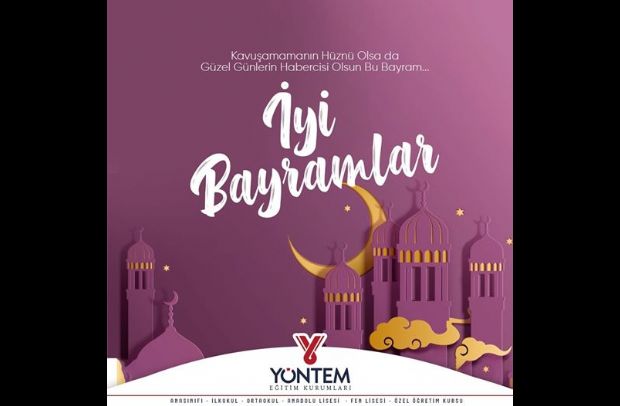 Ramazan Bayramınızı en içten dileklerimizle kutluyoruz.
